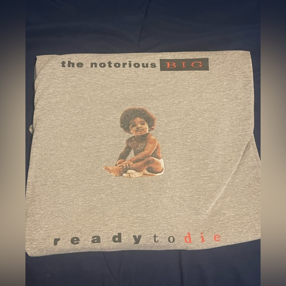 Long sleeve Ready to die shirt. Biggie. notorious b.i.g